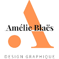 Logo Amélie Blaës Design Graphique, client VISIOfact